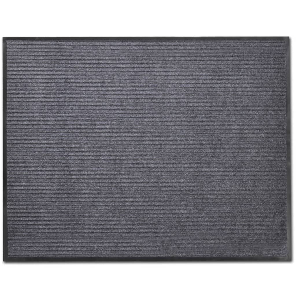 Vidaxx paillasson 90x120 cm PVC gris