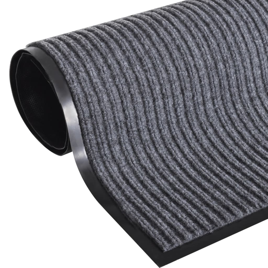 Vidaxx paillasson 90x120 cm PVC gris