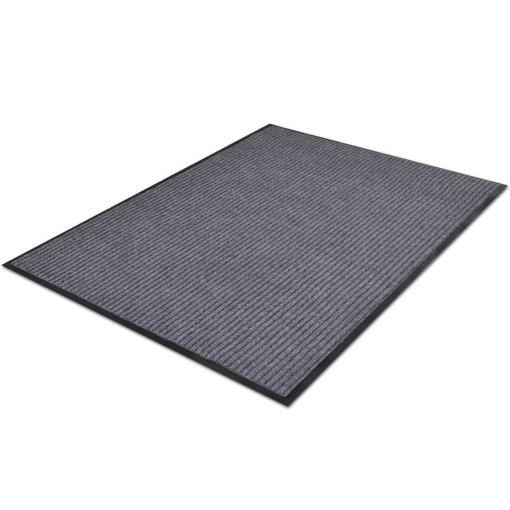 Vidaxx paillasson 90x120 cm PVC gris