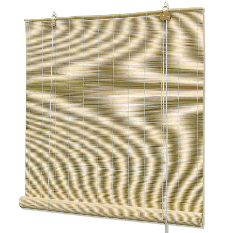 Vidaxl rouleau aveugle 80x160 cm bambou naturel