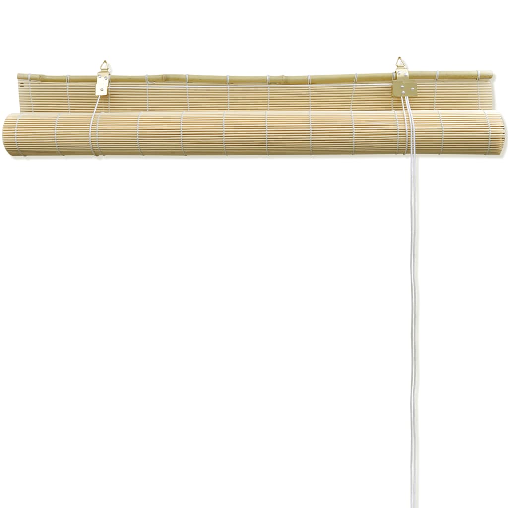 Vidaxl rouleau aveugle 120x160 cm bambou naturel