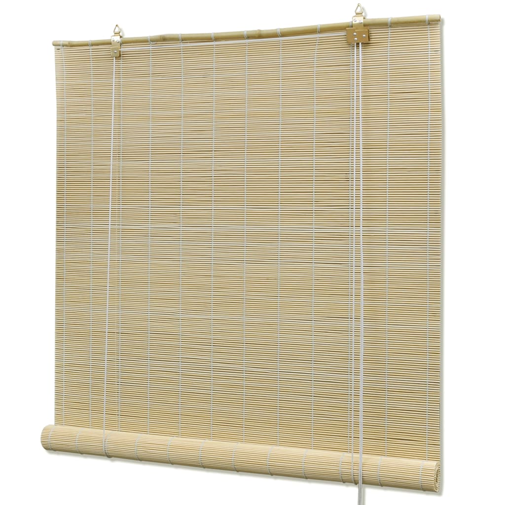 Vidaxl rouleau aveugle 120x220 cm bambou naturel