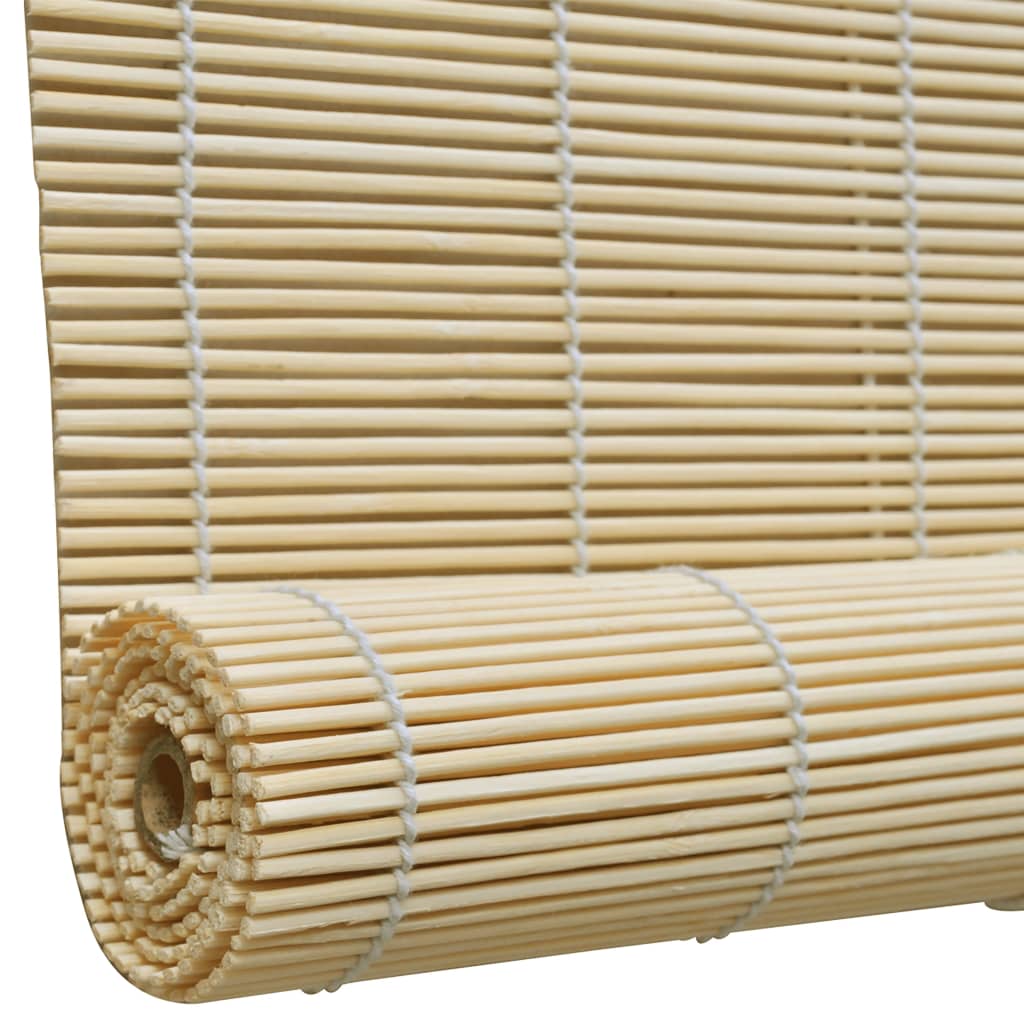 Vidaxl rouleau aveugle 150x220 cm bambou naturel