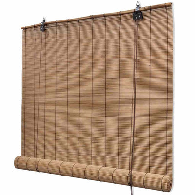 Vidaxl Rouleau aveugle 100x160 cm BAMBO BRAUNE