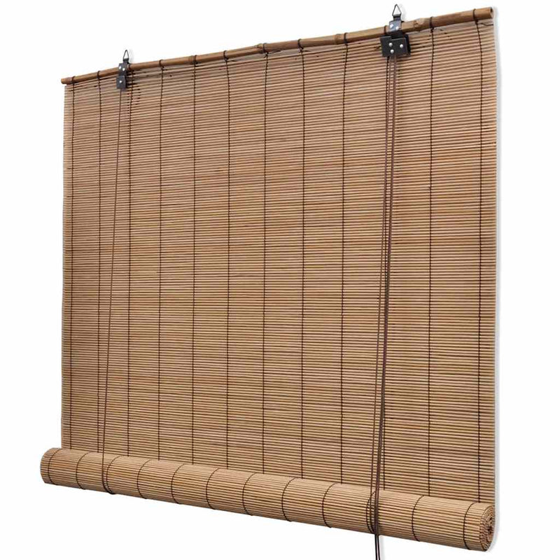 Vidaxl Rouleau aveugle 100x160 cm BAMBO BRAUNE
