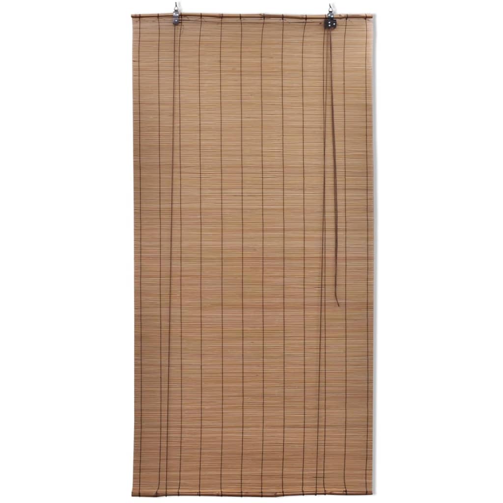 Vidaxl Rouleau aveugle 100x160 cm BAMBO BRAUNE