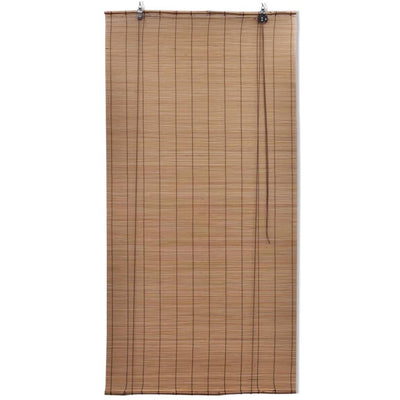 Vidaxl Roller aveugle 120x160 cm en brun bambou