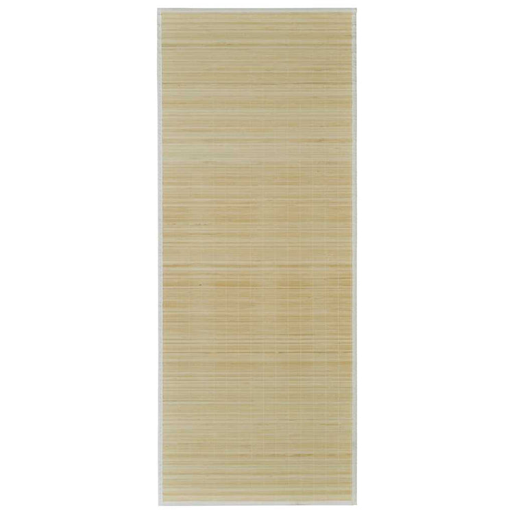 Vidaxl tapis rectangulaire 120x180 cm Bamboo naturel