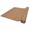 Vidaxl tapis rectangulaire 150x200 cm en brun bambou