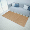 Vidaxl tapis rectangulaire 150x200 cm en brun bambou