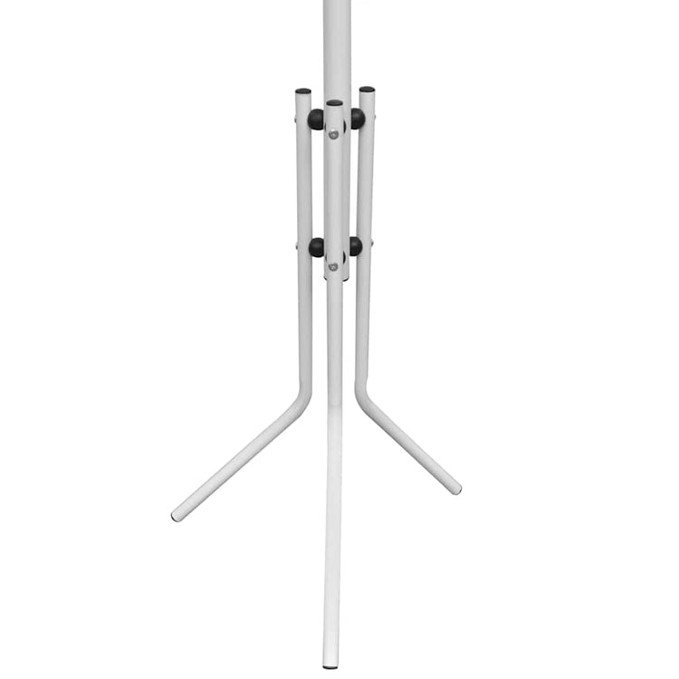 Vidaxl manteau rack de métal blanc