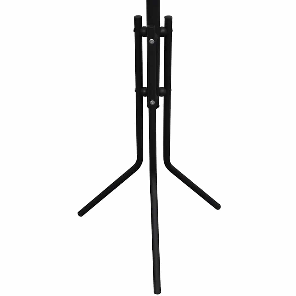Vidaxl manteau rack métal noir