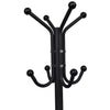 Vidaxl manteau rack métal noir