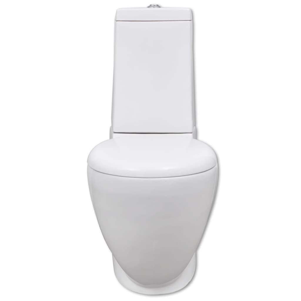 Vidaxl Toilettes Bidet Set Céramique blanc