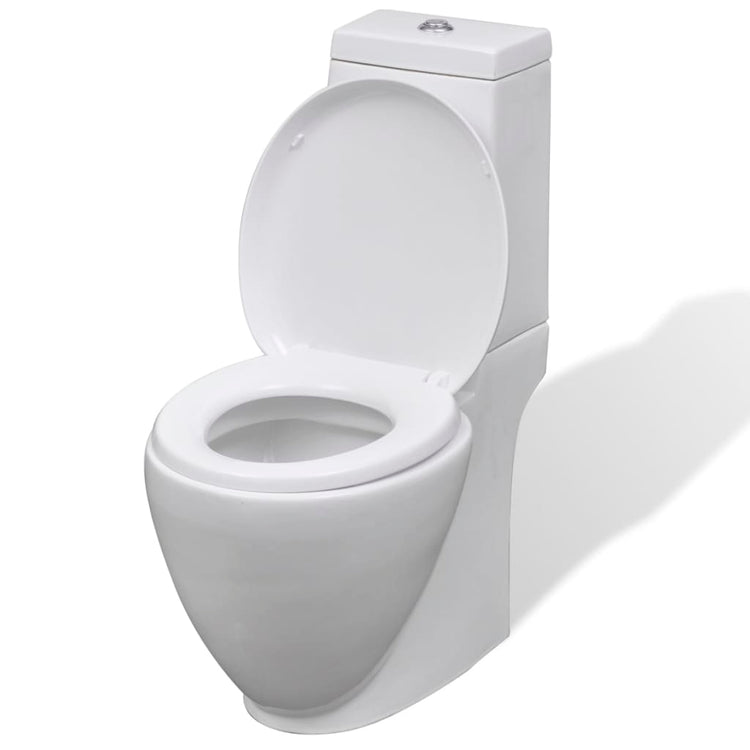 Vidaxl Toilettes Bidet Set Céramique blanc