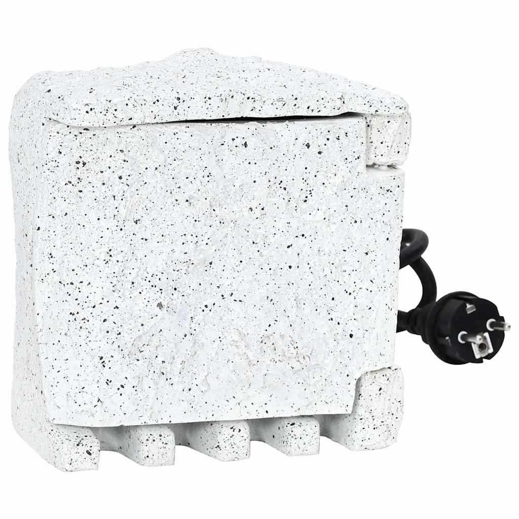Vidaxl Garden Stop Contact with Time Switch Stone artificiel