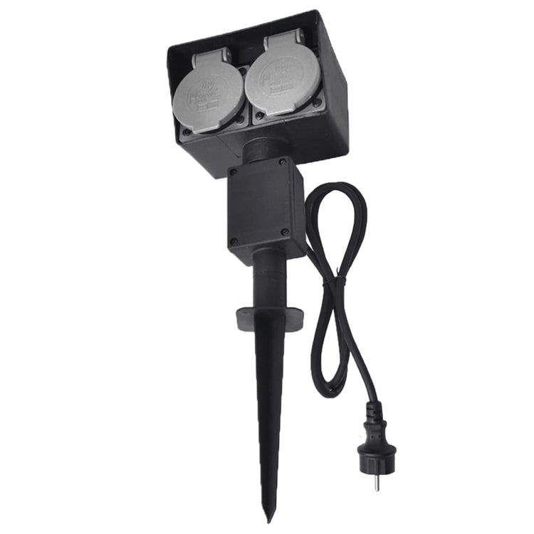 Vidaxl buitenstopContact avec broche de terre