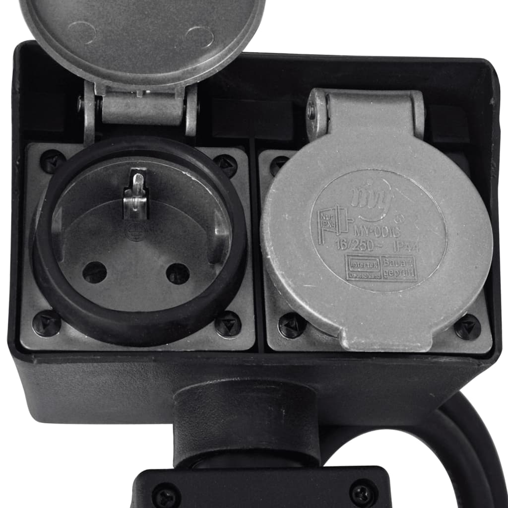 Vidaxl buitenstopContact avec broche de terre