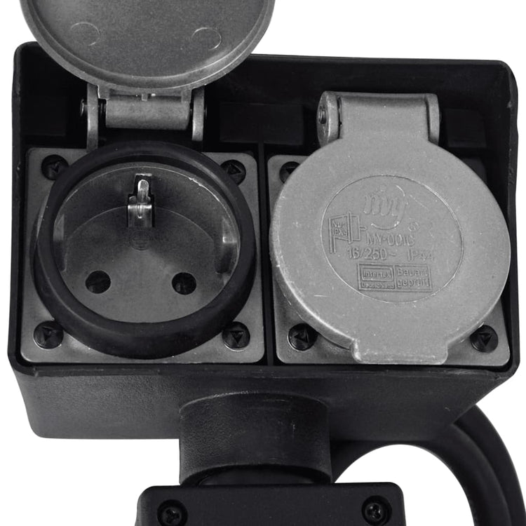 Vidaxl buitenstopContact avec broche de terre