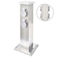 Vidaxl BuitenstopContact sur la colonne en acier inoxydable