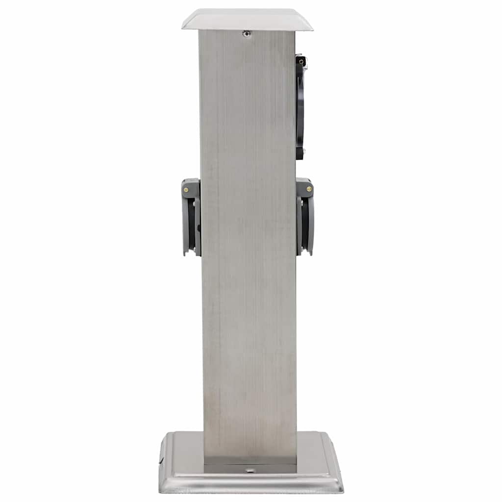 Prise extérieure Vidaxx sur colonne avec minuterie (inox)