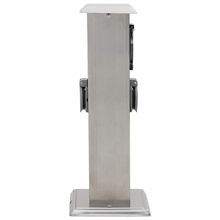 Prise extérieure Vidaxx sur colonne avec minuterie (inox)
