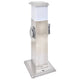 Vidaxl BuitenstopContact sur colonne avec lampe (acier inoxydable)