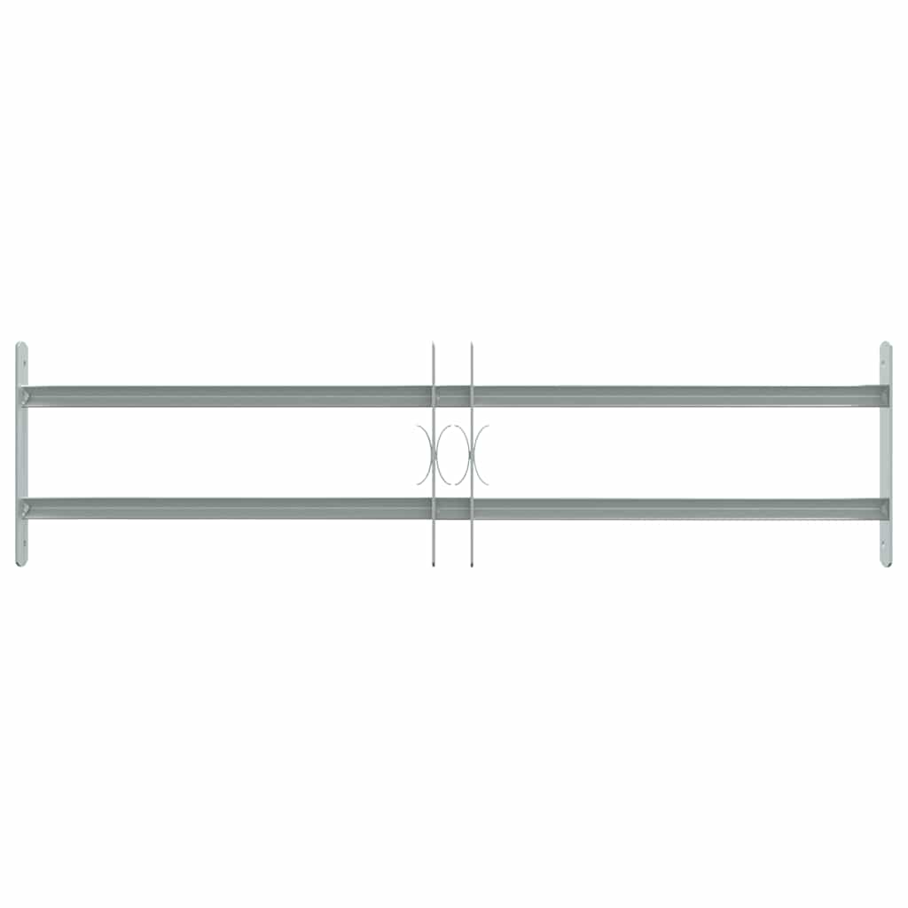 Protection de la fenêtre Vidaxl réglable avec 2 rames croisées 700-1050 mm