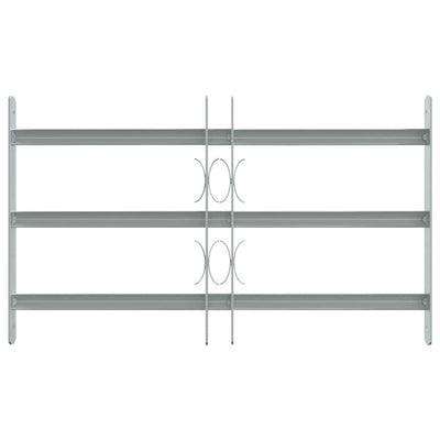 Protection de la fenêtre Vidaxl réglable avec 3 rames croisées 500-650 mm