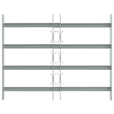 Protection de la fenêtre Vidaxl réglable avec 4 rods croisés 500-650 mm