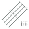 Protection de fenêtre Vidaxl réglable avec 4 rods croisés 700-1050 mm