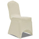 Couvercle vidaxl pour chaises 50 pièces (crème)