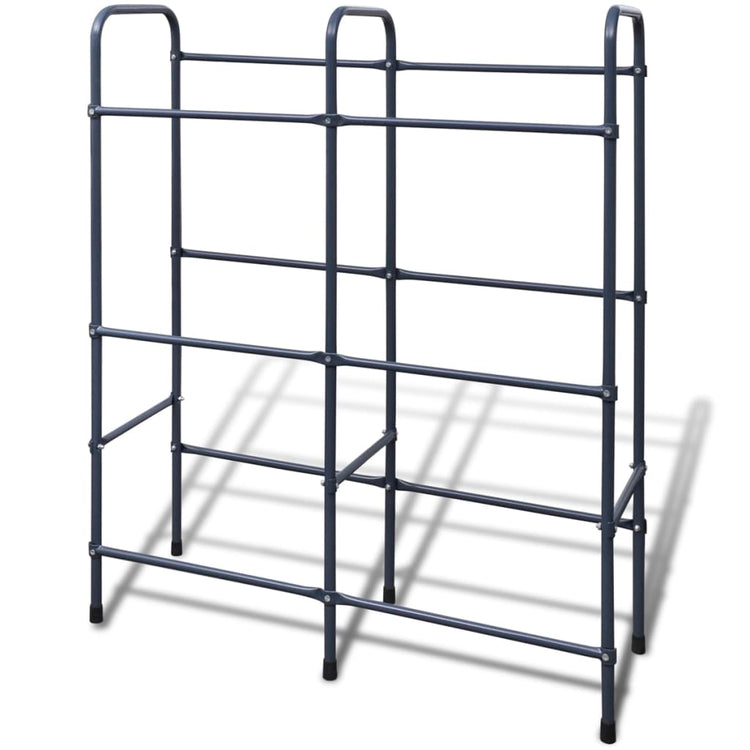 Rack de stockage Vidaxl pour 6 caisses d'acier