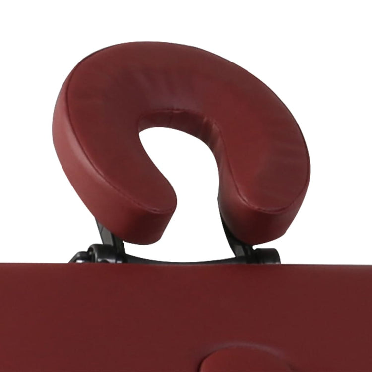 Vidaxl Massage pliable Tableau 2 zones avec cadre en bois (rouge)