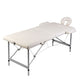 Table de massage vidaxl avec 2 zones