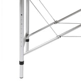Vidaxl Massage pliable Tableau 3 zones avec cadre en aluminium (rouge) - afbeelding 2