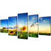 Vidaxl toile pression de mur imprimé tournesol 200 x 100 cm