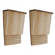 Armoires de chauve-souris vidaxl 2 pcs 22x12x34 cm