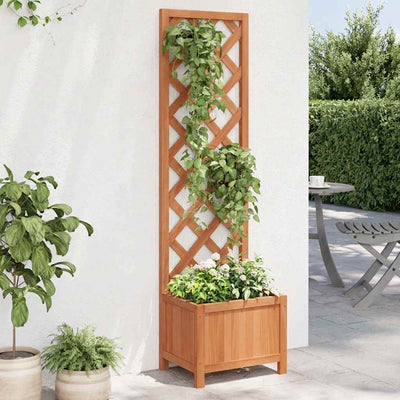 Jardinière vidaxl avec klimrek 40x30x135 cm