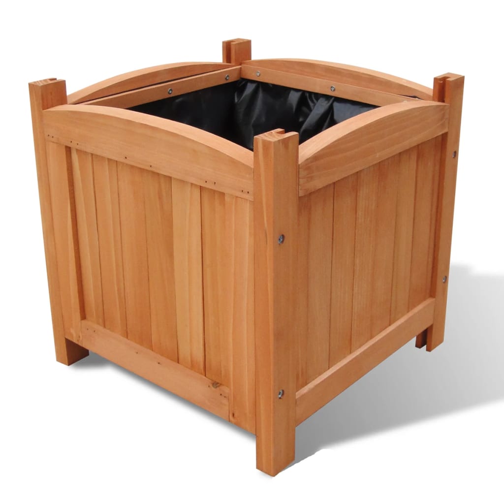 Les planteurs Vidaxl ont relevé 2 PCS 30x30x30 cm en bois