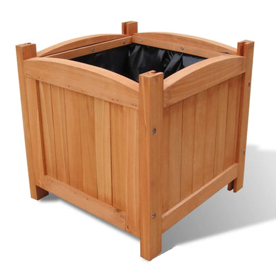 Les planteurs Vidaxl ont relevé 2 PCS 30x30x30 cm en bois