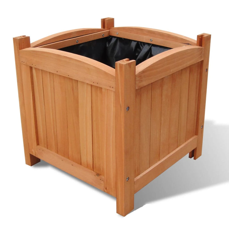 Les planteurs Vidaxl ont relevé 2 PCS 30x30x30 cm en bois