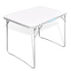 Table de camping vidaxl pliable avec un cadre métallique 80 x 60 cm