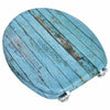 Vidaxl Toilet Seat avec design en bois MDF