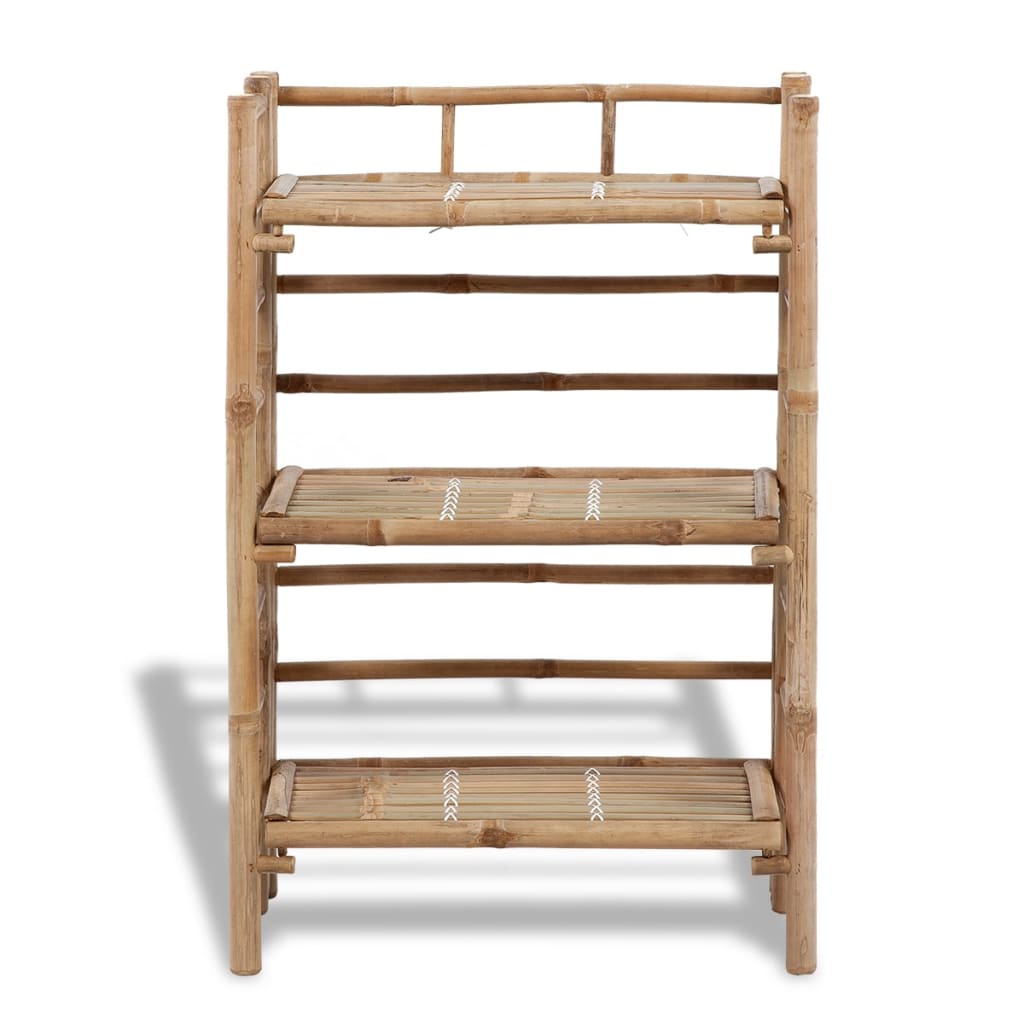 Vidaxl Plant Rack Bamboo avec 3 planches