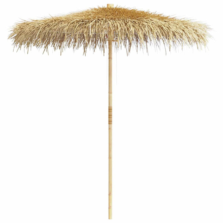 Vidaxl parasol en bambou avec toit de feuilles de banane 270 cm
