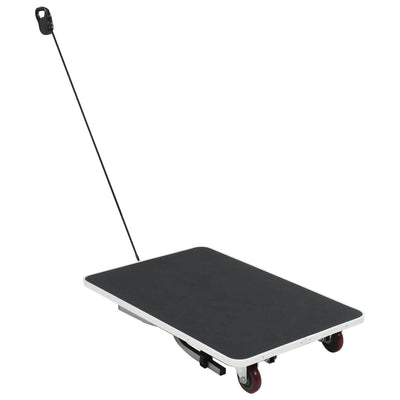Vidaxl Portable Dog Dog Deal Table avec roues