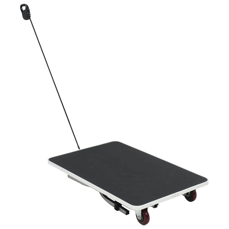 Vidaxl Portable Dog Dog Deal Table avec roues