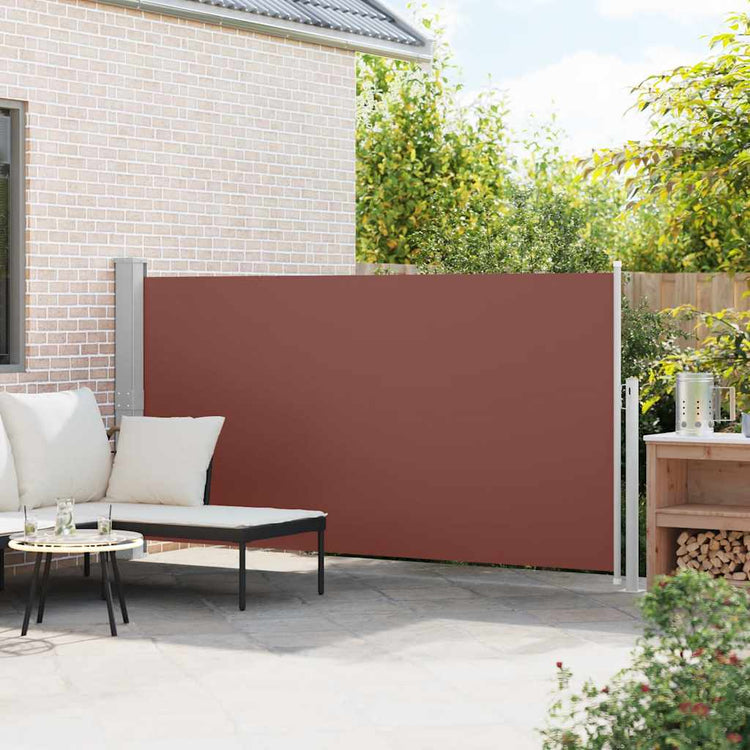 Écran de jardin vidaxl extensible 160x300 cm brun
