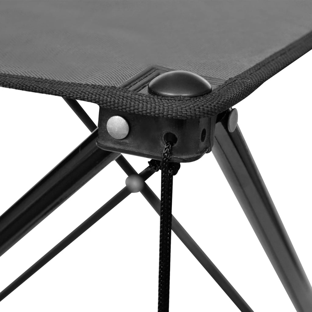 Table de camping vidaxl pliable (gris)